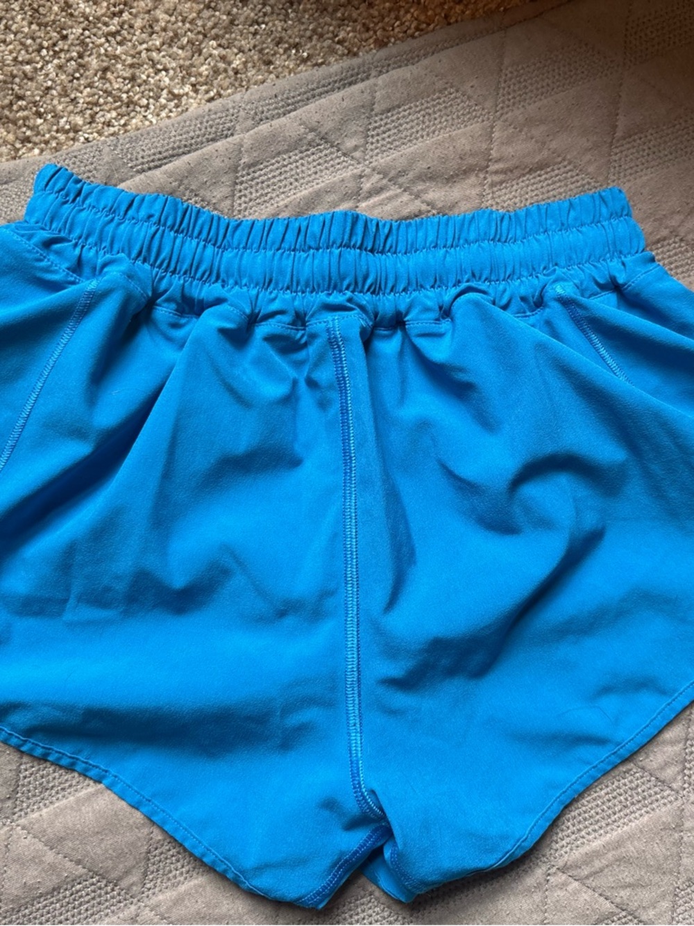lululemon athletica Electric Blue shorty Hot Shorts